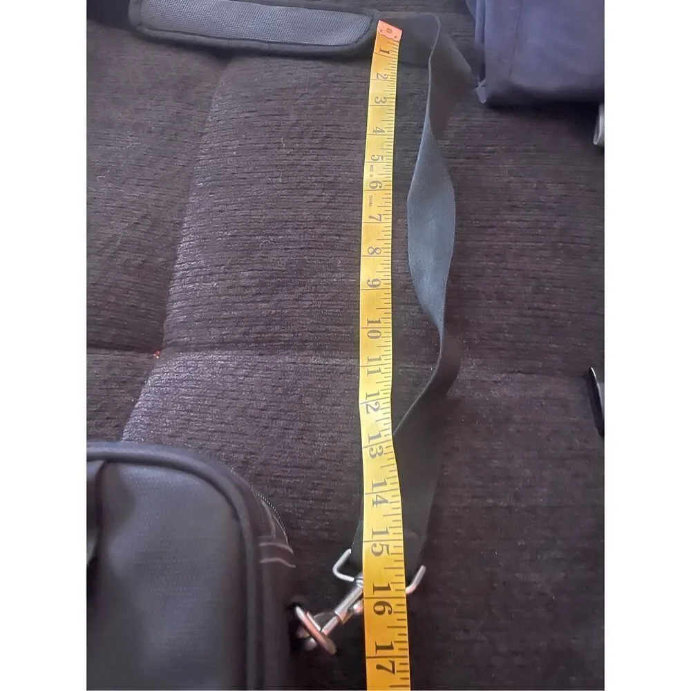 Eddie Bauer Gray Portable Spacious Shoulder Strap Zipper Closure Camera Case